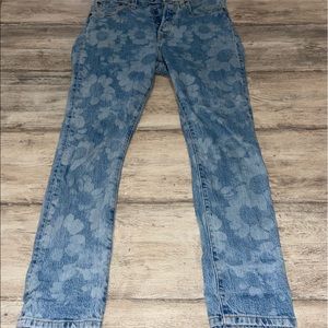 Flower Mom Jeans